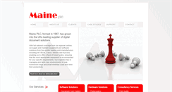 Desktop Screenshot of maine-plc.com